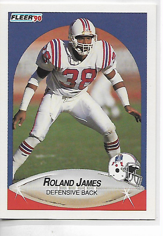 1990 Fleer Roland James Card