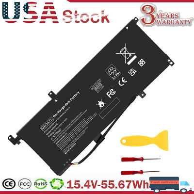 MB04XL Battery for HP Envy X360 M6 15-AQ 844204-850 843538-541 HSTNN-UB6X 55.67W