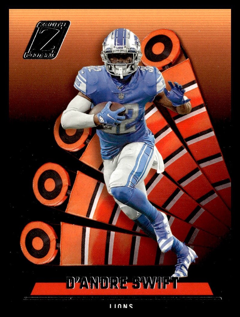 2022 Zenith #44 D'Andre Swift Detroit Lions Retail Football Card