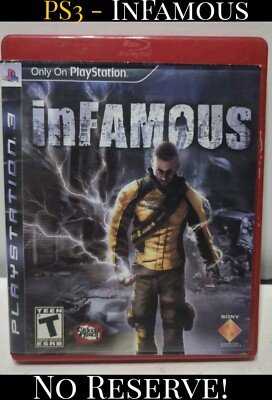  ps3  inFamous (Sony PlayStation 3, 2009) PS3 - Game Disc & Case