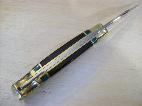 CUSTOM BUCK KNIFE 112 "Brian Yellowhorse" NIGHT TRAVELER / ARTIST PROOF NOS MINT - Picture 10 of 11