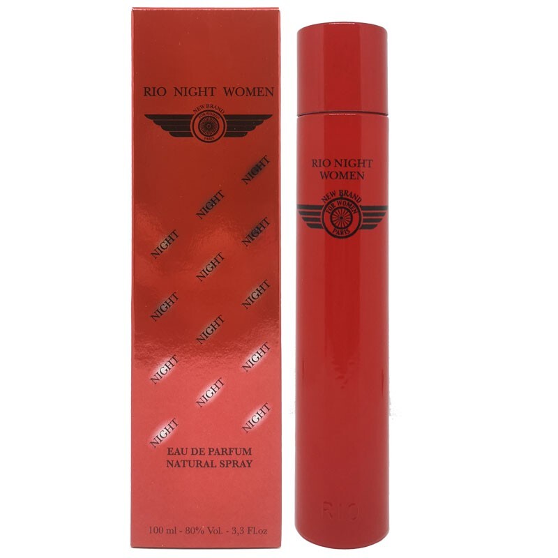 New Brand Profumo Da Donna 100 ml Rio Night For Woman EDP Spray Eau De Parfum