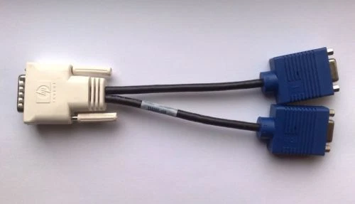 DUAL HP 625629-002 700578-001 NVIDIA NVS300 P1035 512MB PCIE WIN 10 VGA SPLITTER - Image 2 of 2