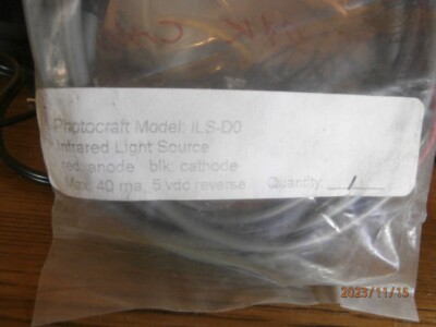 PHOTOCRAFT ILS-DO INFRARED LIGHT SOURCE 3/8'' DIA NEW IN PACKAGE