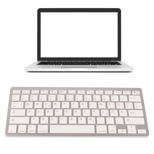 Wireless Keyboard Universal Slim Silent Wireless BT German Keyboard For IOS SLS - Picture 19 of 21