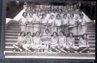 Old postcard photo Abbeville group of young girls