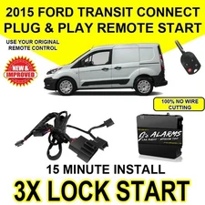 2015 Ford Transit Connect Remote Start Plug and Play Easy Install 3X Lock FO1C