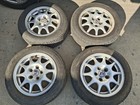 SAAB 9 3 15 INCH ALLOY WHEELS RIMS TYRES 195 60 15 X 4 SET 5X110 PCD 1998 2002