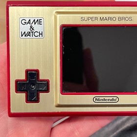 Nintendo Game & Watch Super Mario Console - Complete Beige/Red