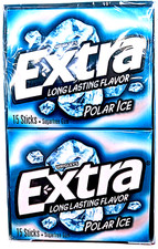 Wrigley's Extra Polar Ice Sugar Free Chewing Gum 10 Packs x 15 Pcs EXP 02/2027