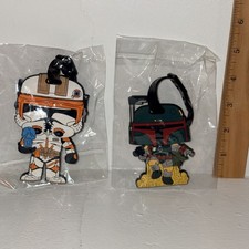 Funko Star Wars Smuggers Bounty Commander Cody & Boba Fett Luggage Tags New