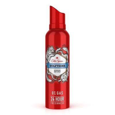 Old Spice Wolfthorn No Gas 24 hour Long Lasting Freshness Deodorant 140ml