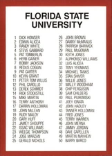 A4629- 1990-91 Florida State Collegiate Collection -You Pick- 15+ FREE US SHIP