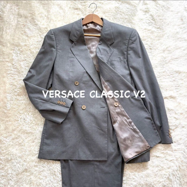 Versace Gray Double-Breasted Suits & Blazers for Men for sale | eBay