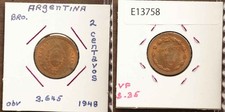 *Argentina Coin, 2 Centavos 1948 [E13758]8a7