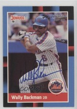 2004 Donruss Timelines Recollection Collection Buyback Wally Backman Auto ow6