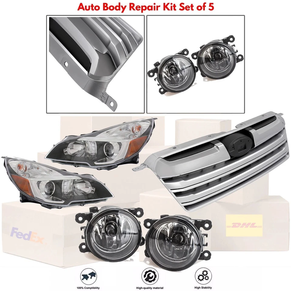 Front Grille Assembly & Head Light Assembly For 2013-2014 Subaru Outback Foto 2 de 4