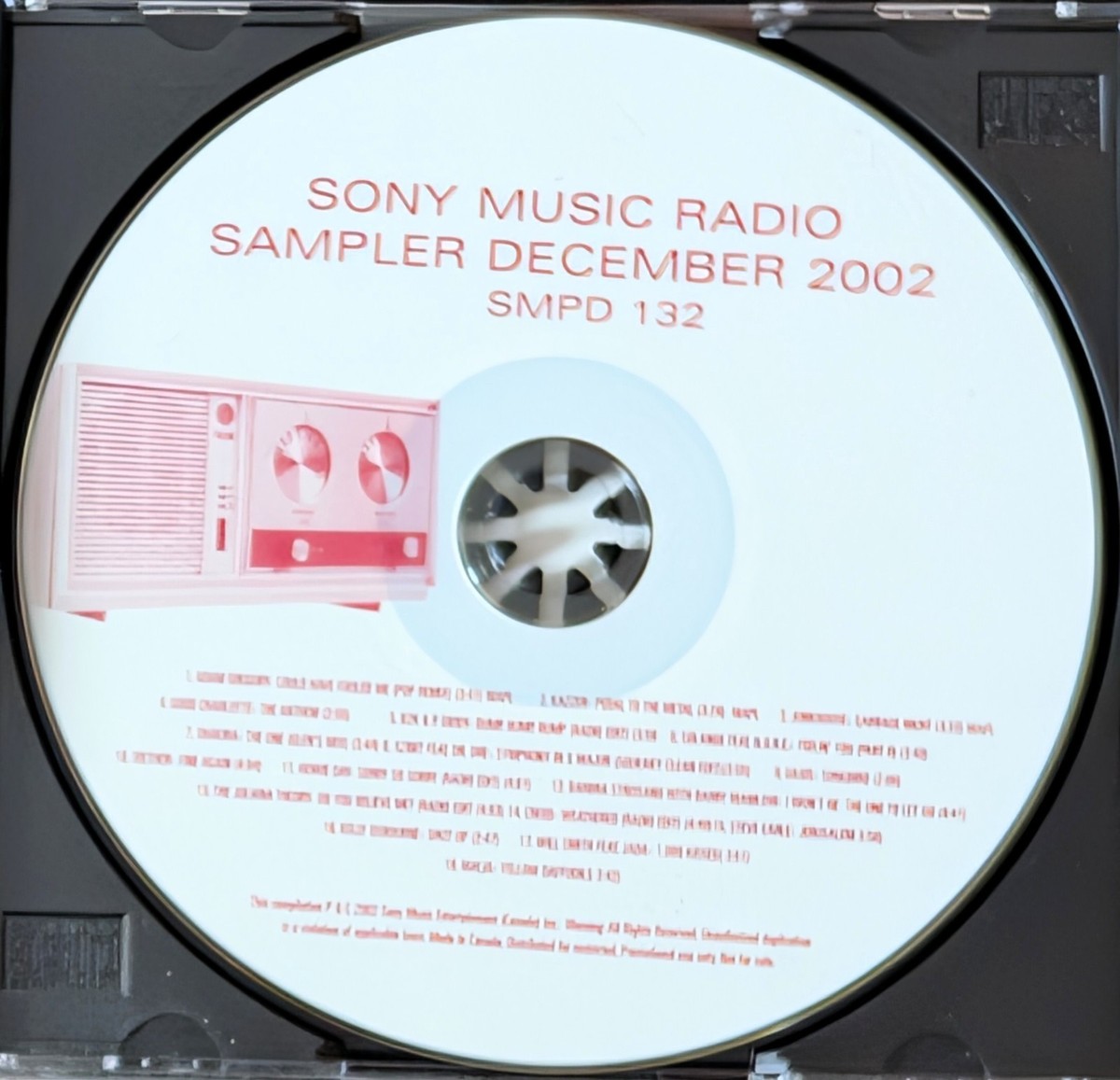 VARIOUS – SONY MUSIC SAMPLER DEC.2002 CD (Shakira, Creed, B2K & P