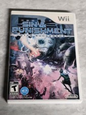 Sin and Punishment: Star Successor Nintendo Wii 2010 Complete CIB Tested Working