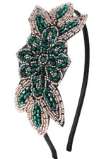 Flapper Headband 1920s Headpiece - Art Deco Headpiece Rhinestone Hair Accessorie
