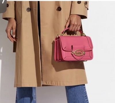 Coach Hero Shoulder Bag Petunia Pink