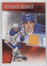 2023 Upper Deck SP Game Used Authentic Rookies Jersey Matthew Savoie Matt 1tj3