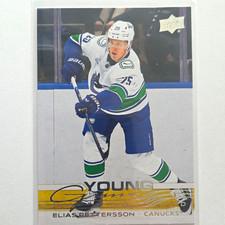 Upper Deck 2025-26 Series 1 Elias Pettersson Young Guns #223 Canucks RC