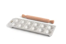 MARCATO Made in Italy 12 Large Round Agnolotti Ravioli Mold 2.2 x 2.2 in