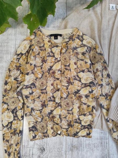 Women Banana Republic Sweater Beige Angora 34 / XS
