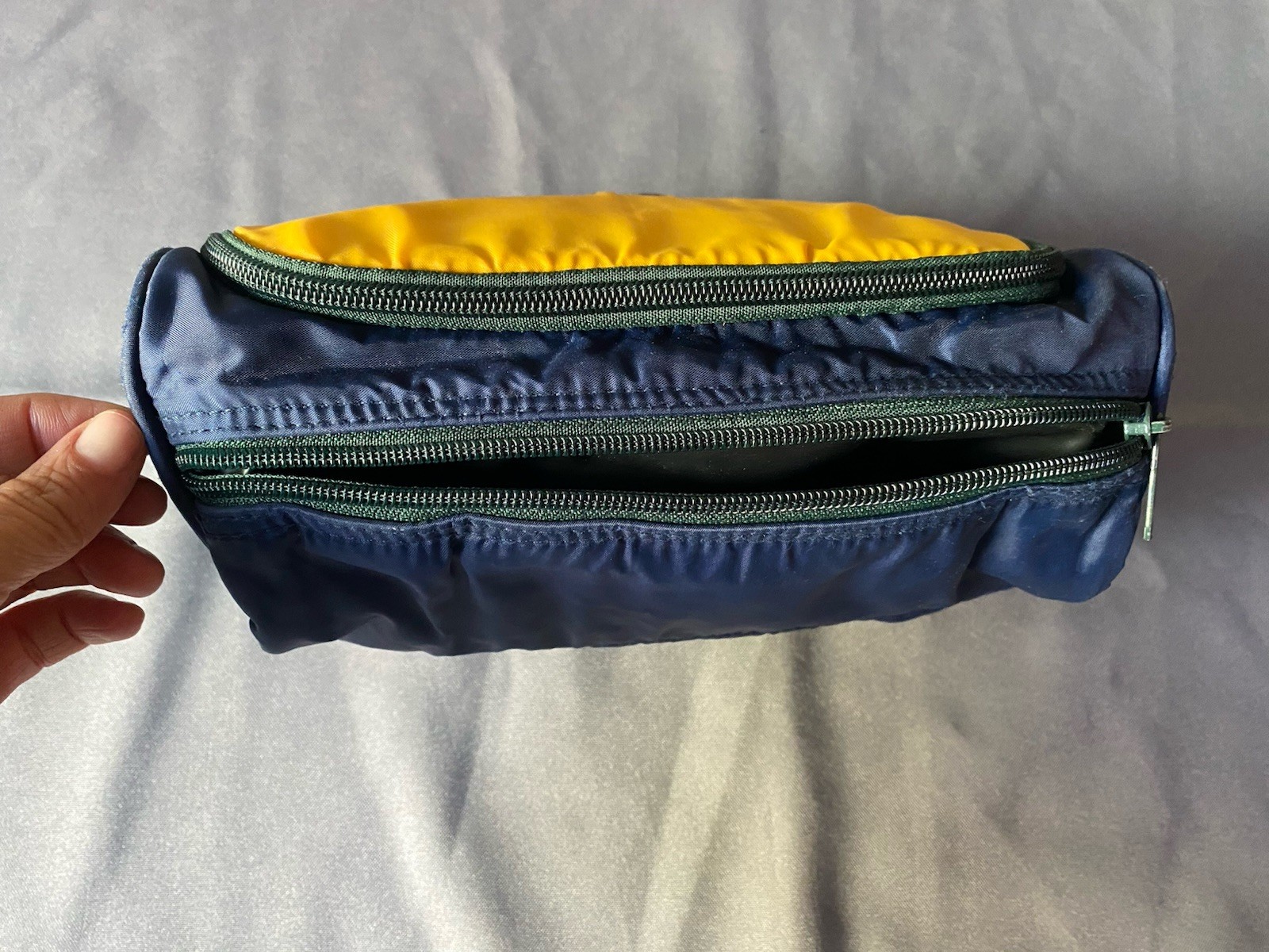 Nautica Top Zip Travel Kit Toiletry Adjustable Bag Organizer Mens 