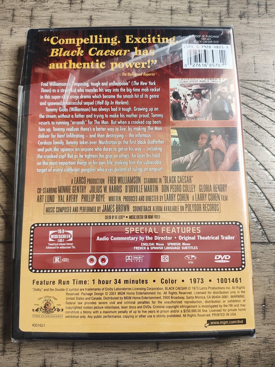Black Caesar (DVD, 2001, Soul Cinema) for sale online | eBay