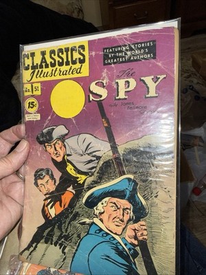 Classics Illustrated  -the Spy #51.  Bagged