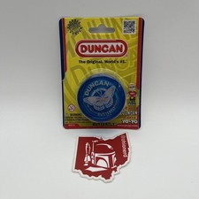 Duncan Toys Butterfly Yo-Yo, Beginner YoYo Steel Axle New Sealed Blue