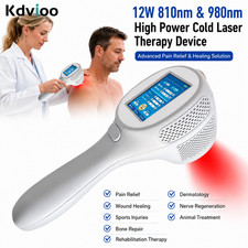 12W High Power Laser Therapy Device 810/980nm Arthritis Sciatica Muscle Therapy