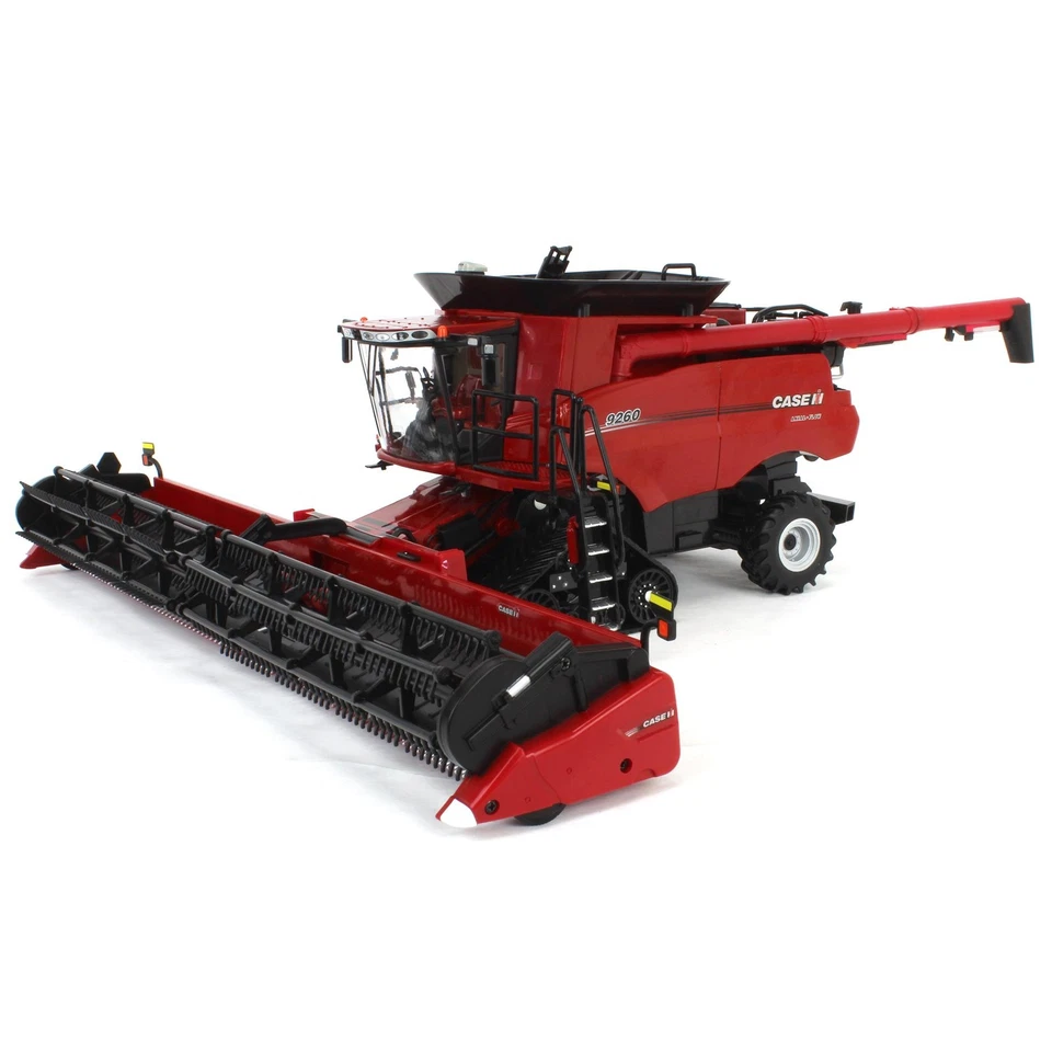 1/32 Case IH Axial-Flow 9260 Tracked Combine w/ Corn & Grain Heads ERTL ZFN44403 - Image 2 of 4