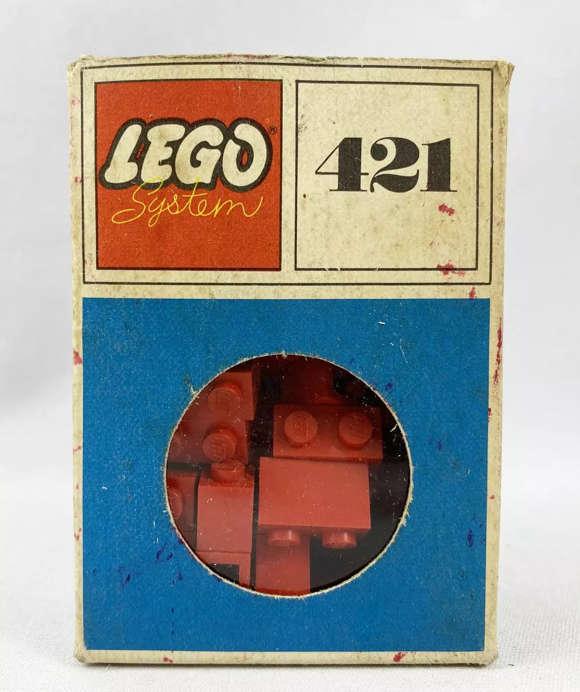 Briques rouges 1x2 LEGO 421 de construction classiques pour enfants