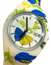 Ice Watch Women  s Rare Flowers Butterfly New Battery