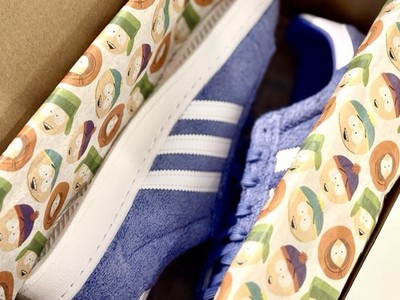 adidas gazelle silver green womens Adidas Campus 80 x South Park "Towlie" GZ9177  Wolfpack Sneakers