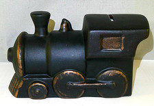 Goebel Spardose - Eisenbahn - Lokomotive - Dampflok - schwarz