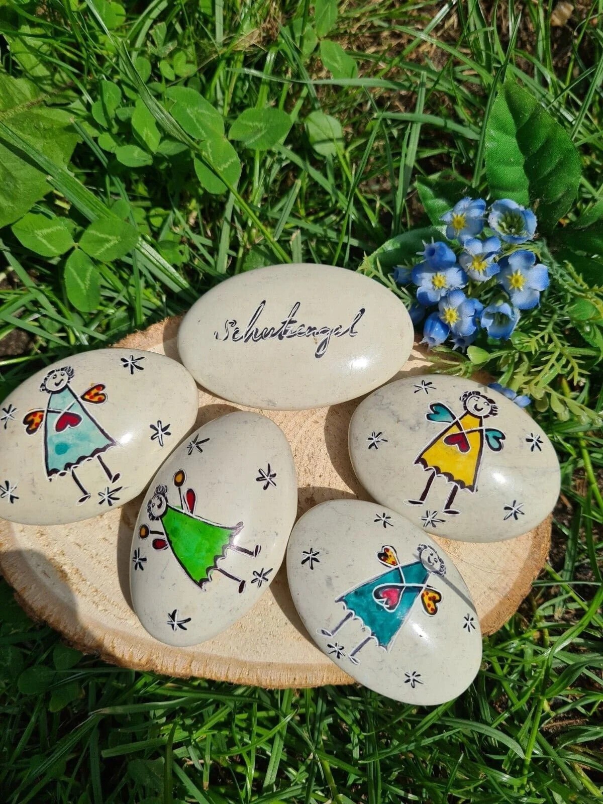Handschmeichler Schutzengel Engel Speckstein Taschenstein Glücksbringer Geschenk