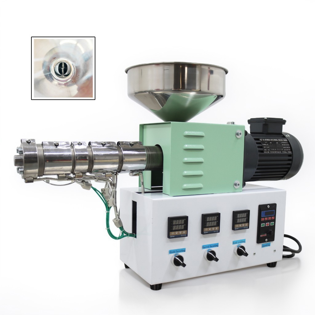 13:1 Desktop Single Screw Extruder Plastic Injection Molding Machine 0.1-5kg/h