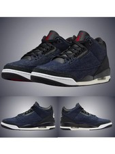 Nike Air Jordan 3 Retro x Levis Shoes Denim Indigo IH7959-400 Men's Sizes 10-13