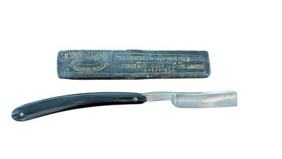 George Wostenholm & Son Straight Razor Original Box Sheffield Limited England Y