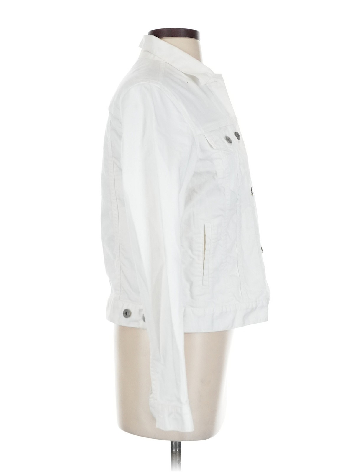 Uniqlo Women White Jacket S thumbnail 3