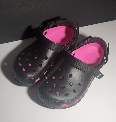 Post Malone x Crocs Duet Max Clog ll Size M11 Black Pink Tone. New Without Box.