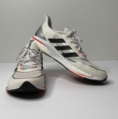 Adidas Supernova + White Solar Red Sneaker Mens Size 13 Running Athletic Gym
