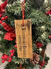 Woodford Reserve Kentucky Bourbon Barrel Stave Ornament Gift For Bourbon Lover