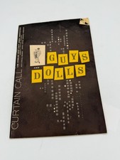 1961 Guys and Dolls Program Los Angeles Civic Light Opera Vintage Theater KNXT