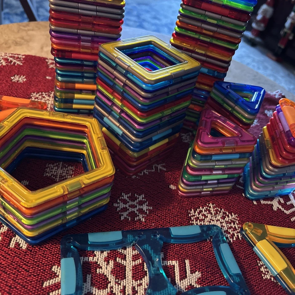 121 Magformers Magnetic Tiles Set for Kids - Image 2 of 4