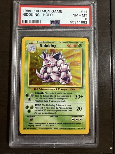 Nidoking graded PSA 8 for sale on eBay